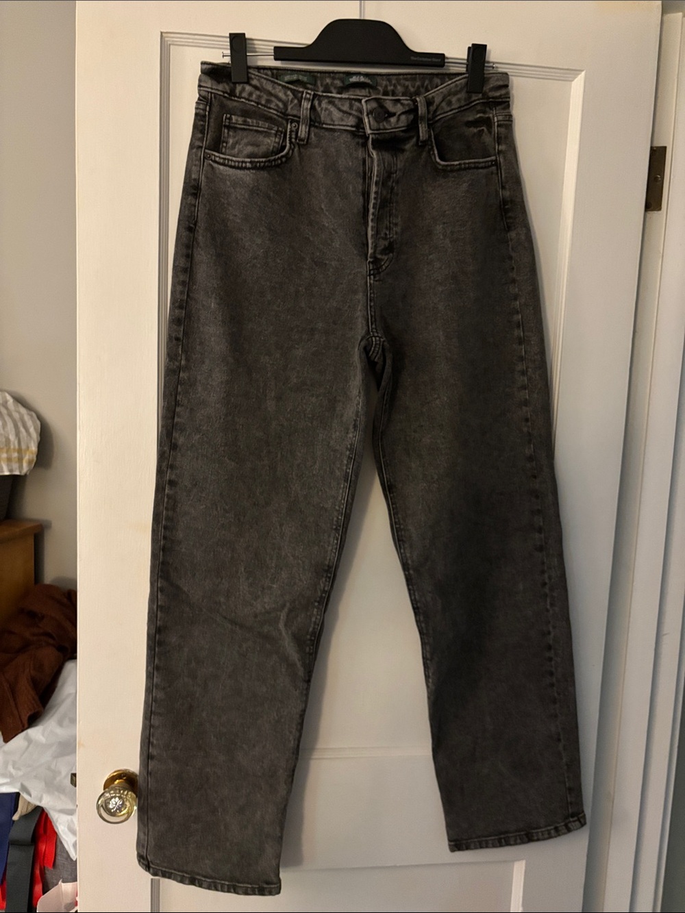 wild fable Men's Straight Black Wash Jeans